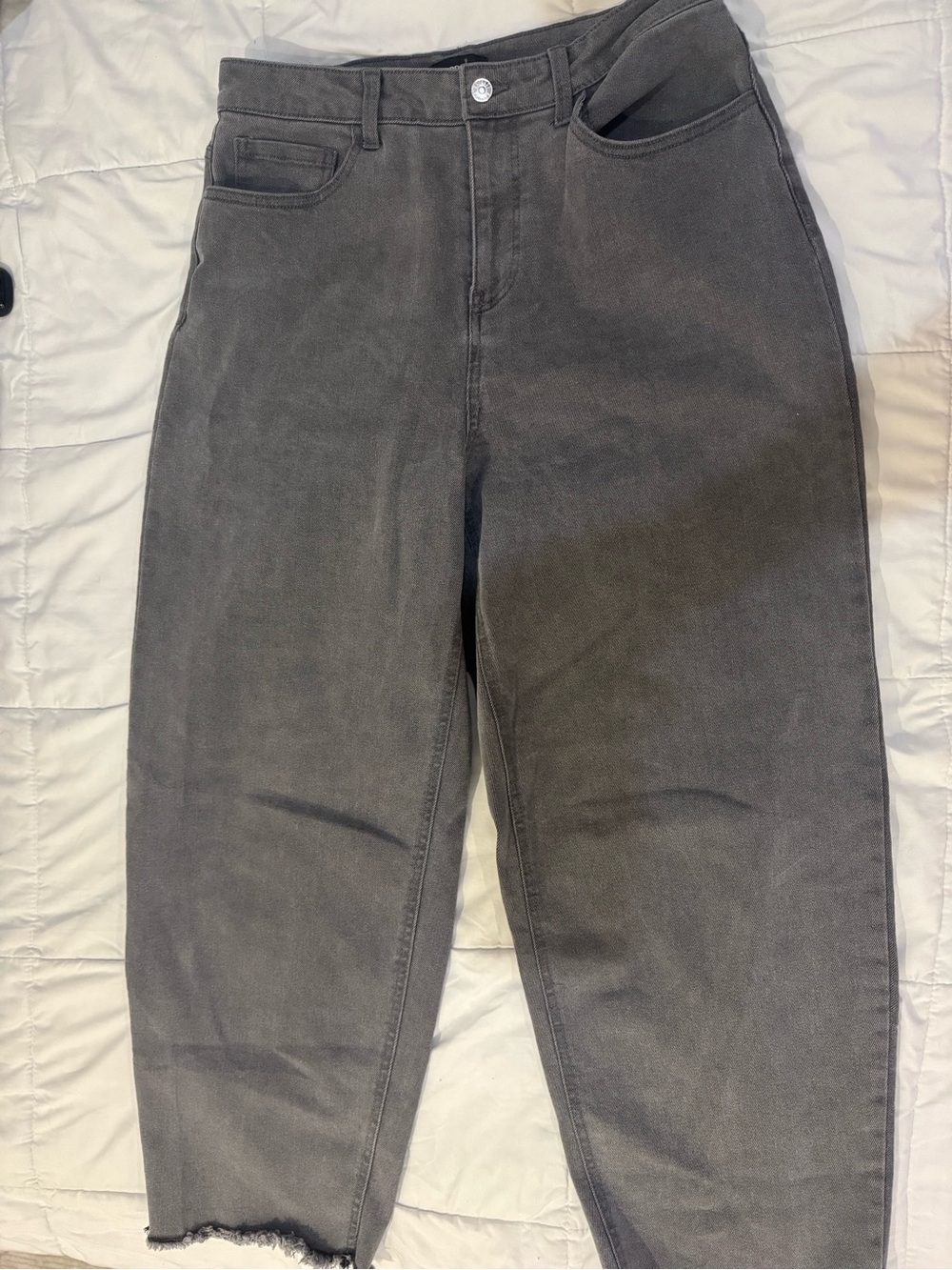 Express Women’s High-Rise Jeans in Gray